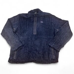 Patagonia Men’s Navy Blue Arctos 1/4 Zip Fleece Jacket Size XXL